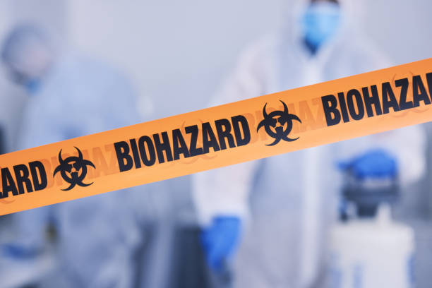 Professional Biohazard technician working in Peconic, NY